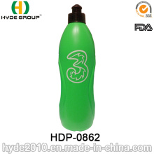 750ml personalizado logotipo PE esportes plástico garrafa de água (HDP-0862)